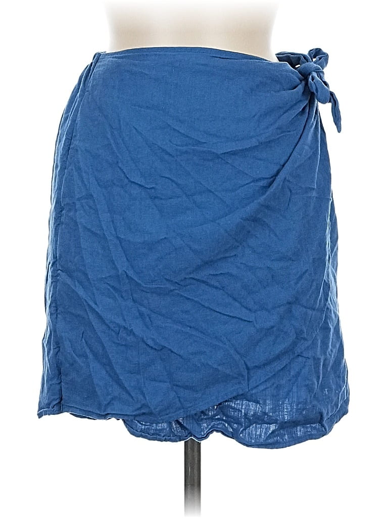 Pre-owned Lc Lauren Conrad Casual Skirt In Blue