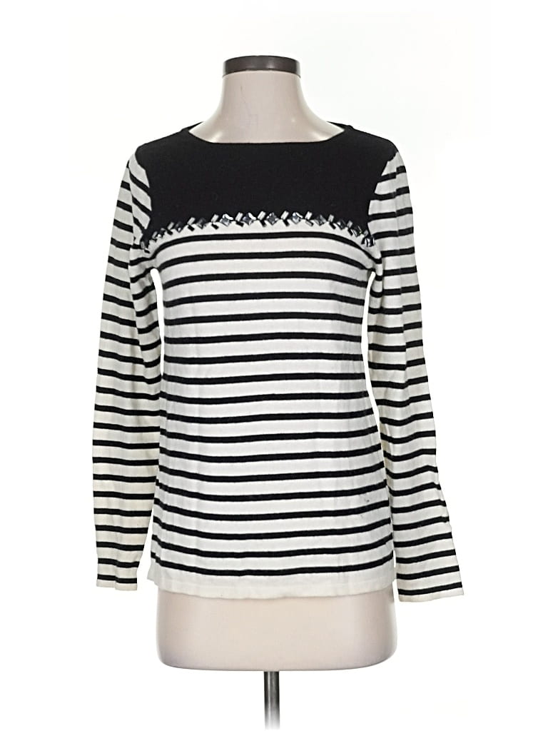 Pre-owned J.crew Factory Store Pullover Sweater In Black