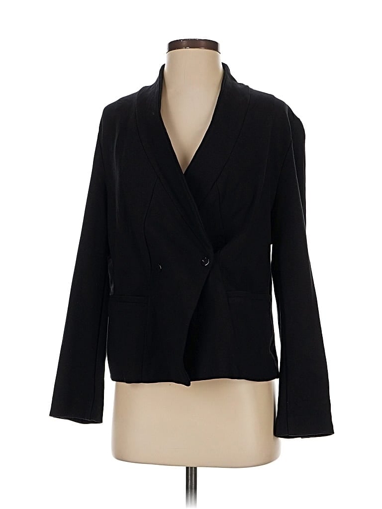 Pre-owned Worthington Blazer Jacket In Black