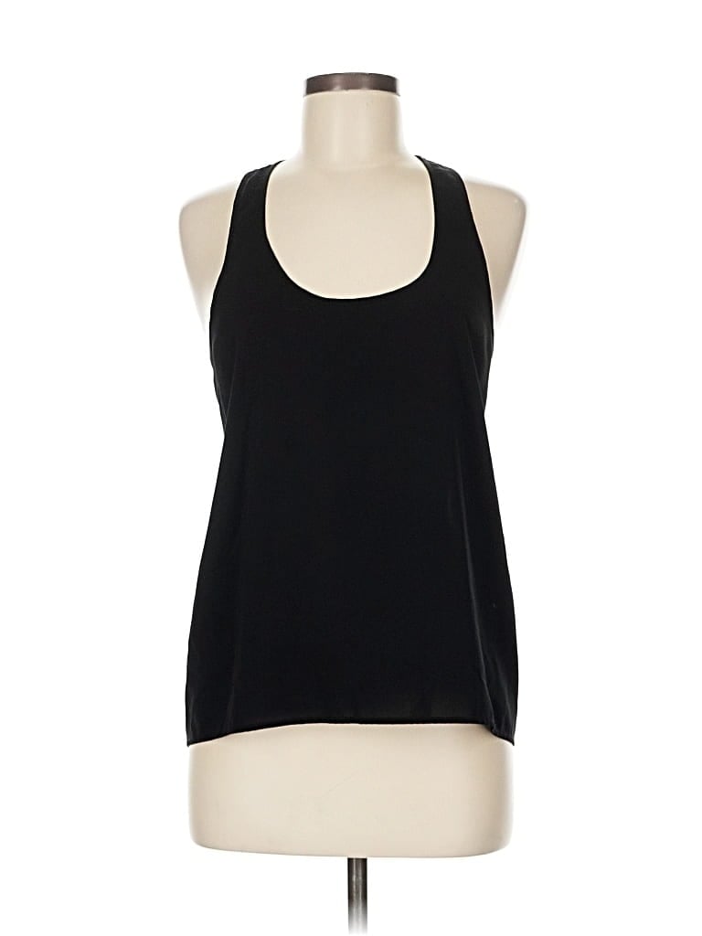 FRENCHI Pre-owned Tank Top Black Halter Neckline Tops