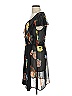 Black Rainn 100% Polyester Floral Black Cocktail Dress Size S - photo 5