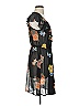 Black Rainn 100% Polyester Floral Black Cocktail Dress Size S - photo 4