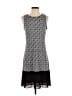 MICHAEL Michael Kors Graphic Gray Casual Dress Size XS - photo 1