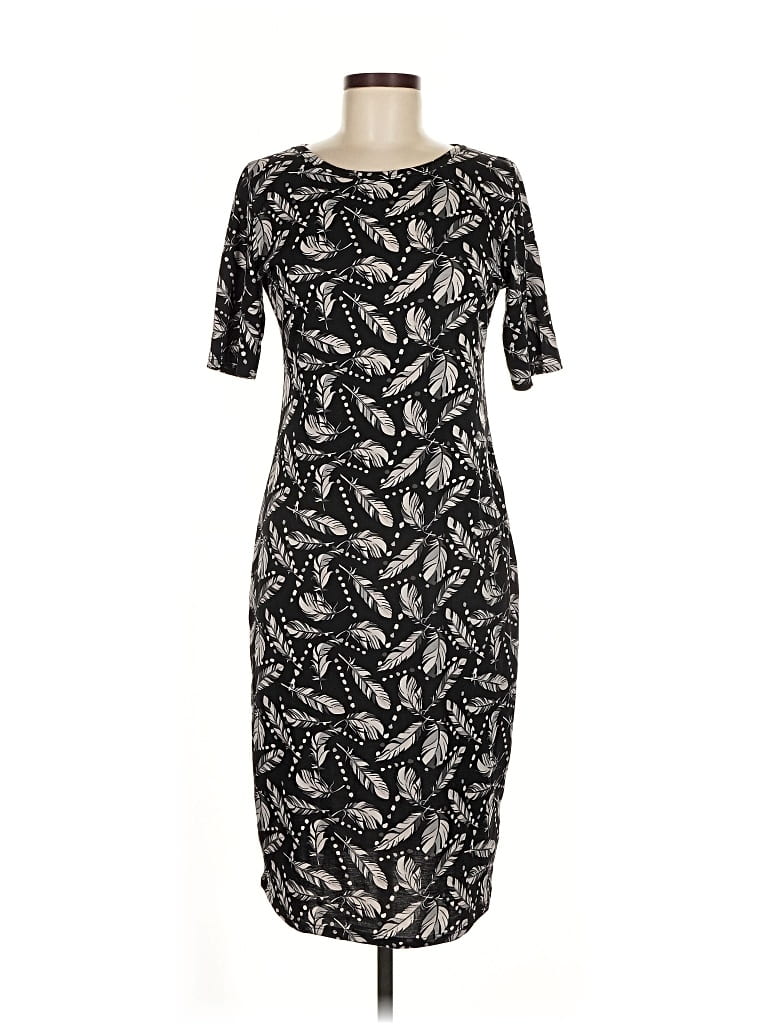 Pre-owned Lularoe Cocktail Dress In Black