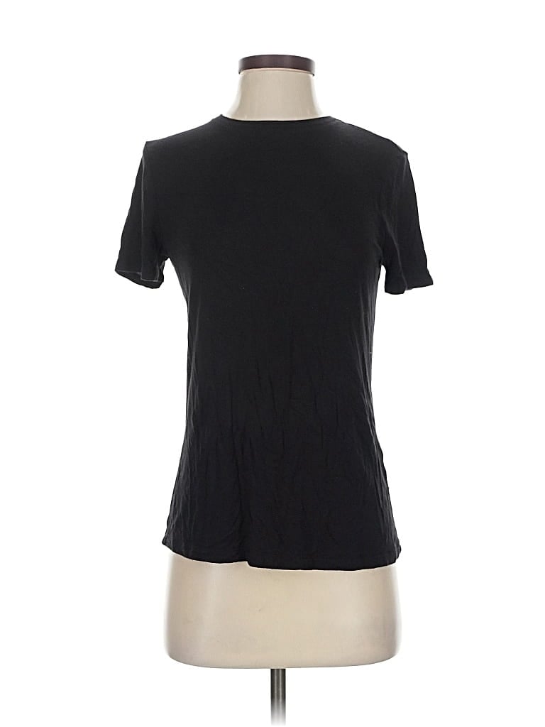 Pre-owned Nine West Short Sleeve T-shirt In Black
