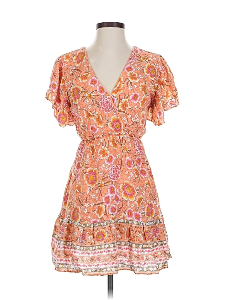 UNBRANDED Pre-owned Casual Dress In Orange