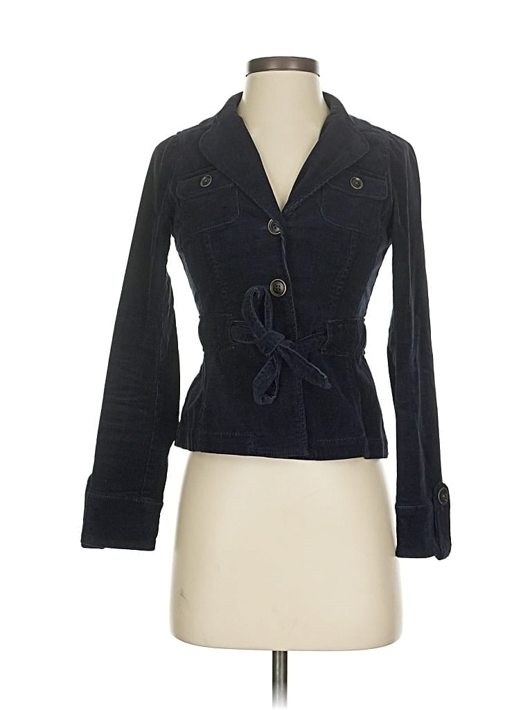 Pre-owned Ann Taylor Loft Jacket In Blue