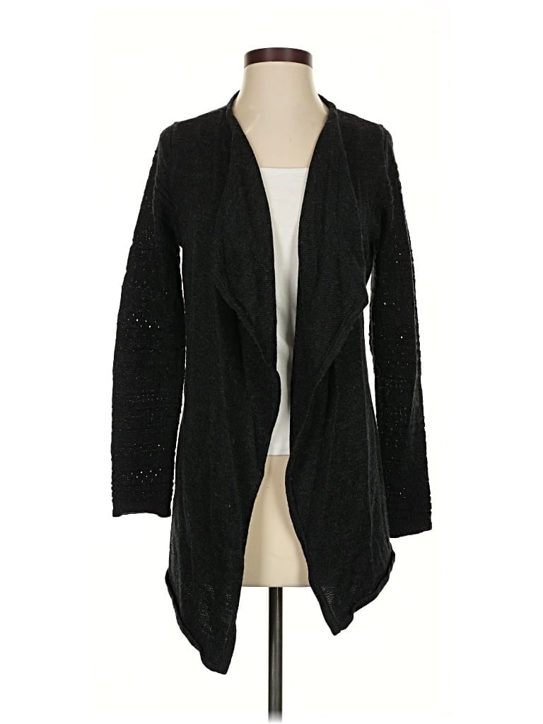 SMARTWOOL Pre-owned Wool Cardigan Sweater In Black