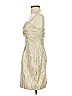 Tibi Metallic Gold Cocktail Dress Size 0 - photo 5