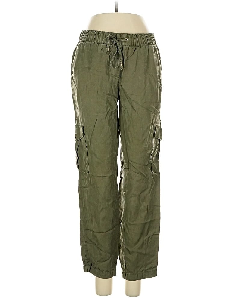Pre-owned Ann Taylor Loft Cargo Pants In Green