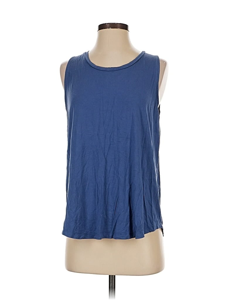 UNBRANDED Pre-owned Sleeveless T-shirt In Blue