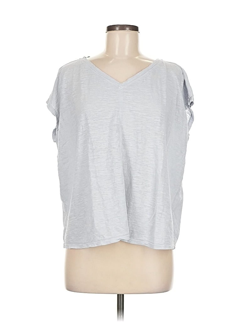 Pre-owned Eileen Fisher Sleeveless T-shirt In Blue