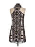 Intermix 100% Silk Print Black Cocktail Dress Size S - photo 2