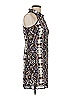 Intermix 100% Silk Print Black Cocktail Dress Size S - photo 4