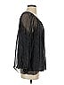 Piazza Roma Black 3/4 Sleeve Blouse Size S - photo 4
