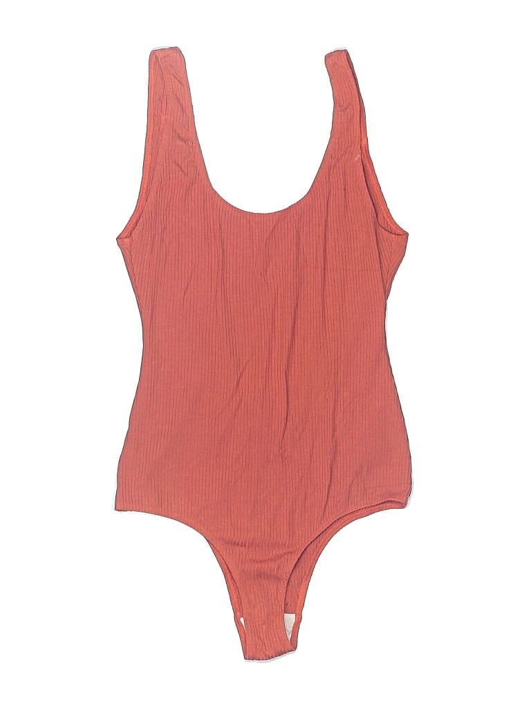Pre-owned Reformation Bodysuit In Orange