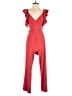 Halston Heritage Solid Red Jumpsuit Size 0 - photo 1