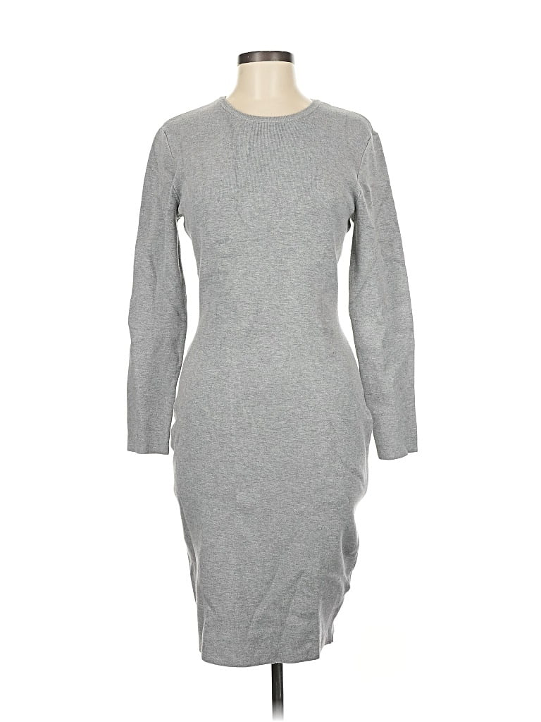 Pre-owned Express Outlet Casual Dress In Gray
