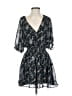 Lulus 100% Polyester Floral Black Casual Dress Size S - photo 1