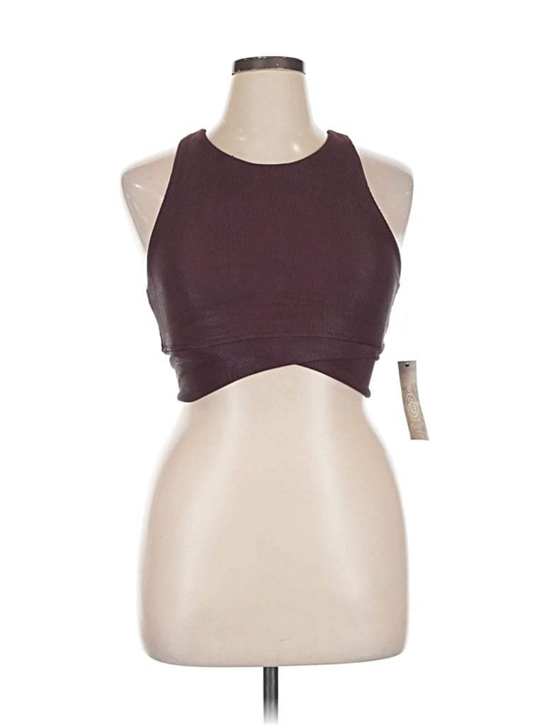 Sage Collective Tank Top Burgundy Halter Neckline Tops In Burgundy