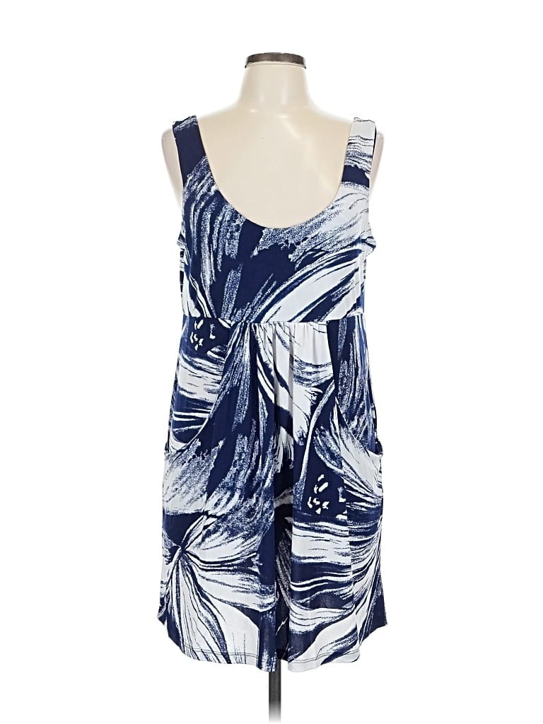 J VALDI Pre-owned Sleeveless Top Blue Scoop Neck Tops