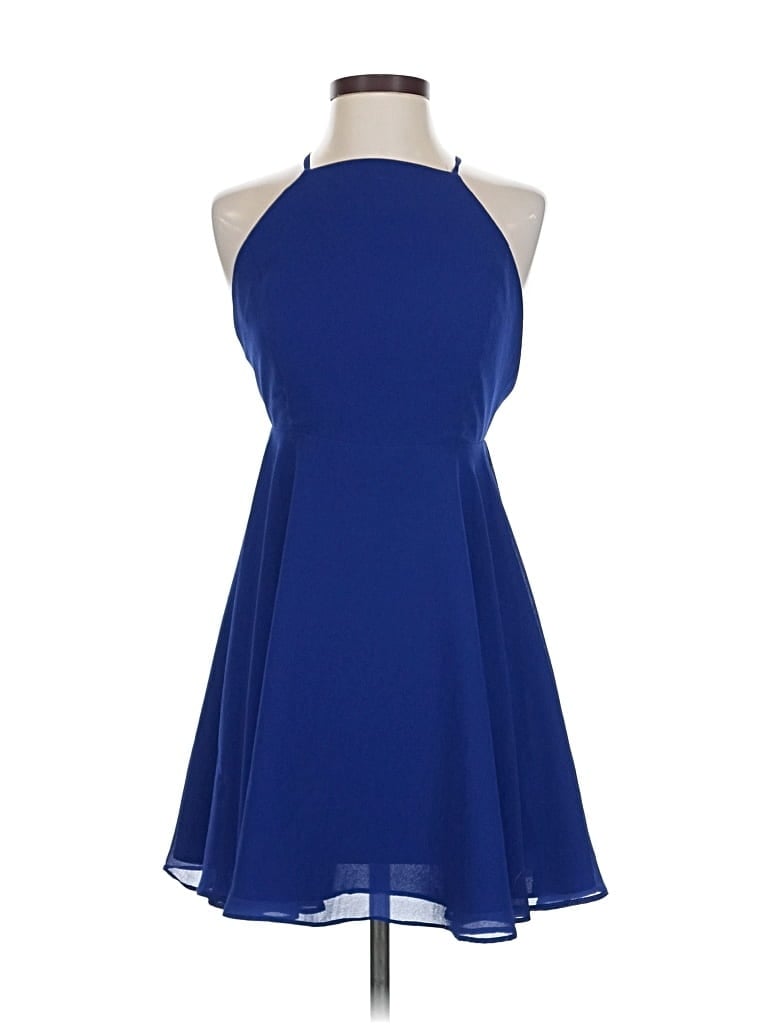 Pre-owned Silence And Noise Cocktail Dress In Blue