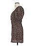 Reset 100% Polyester Hearts Brown Casual Dress Size S - photo 5