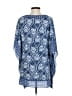 Charter Club 100% Polyester Blue 3/4 Sleeve Blouse Size S - photo 2