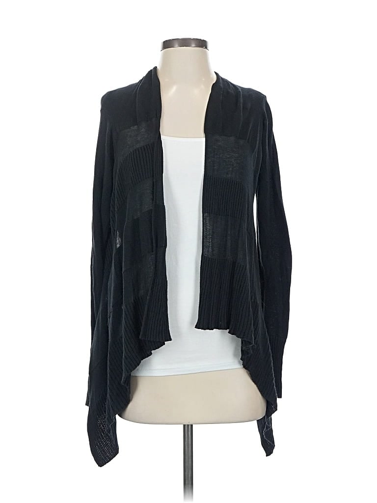 Pre-owned Bcbgmaxazria Cardigan Sweater In Black