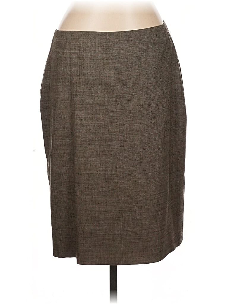 Pre-owned Ann Taylor Formal Skirt In Brown