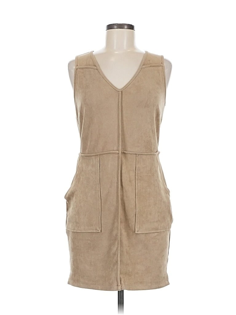 Pre-owned Sienna Sky Casual Dress In Brown