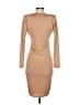 Assorted Brands Solid Tan Cocktail Dress Size S (estimated) - photo 2