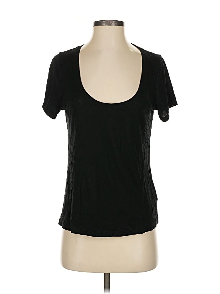 Pre-owned Reformation Jeans Short Sleeve T-shirt In Black