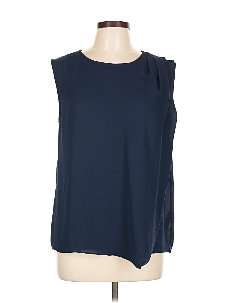 Pre-owned H By Halston Sleeveless T-shirt In Blue