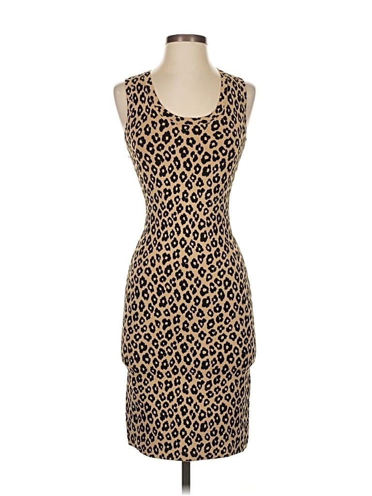 Pre-owned Theory Cocktail Dress In Brown