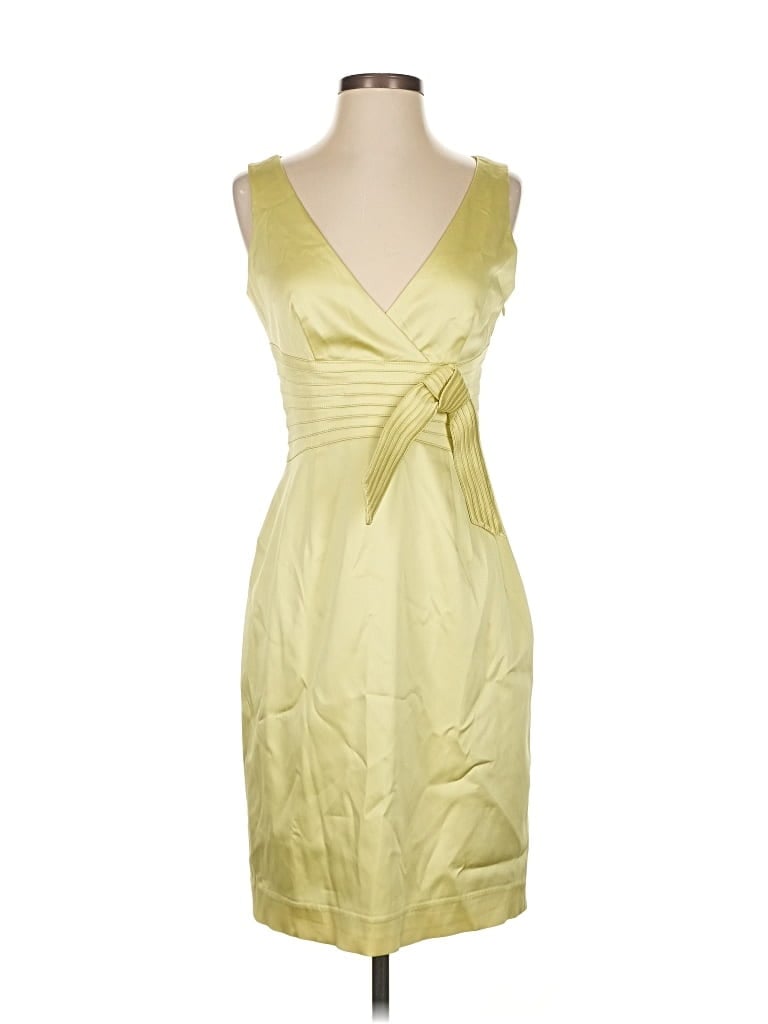 KAY UNGER Pre-owned Cocktail Dress In Yellow
