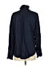 Johnston & Murphy 100% Rayon Checkered-gingham Blue Long Sleeve Button-Down Shirt Size S - photo 2