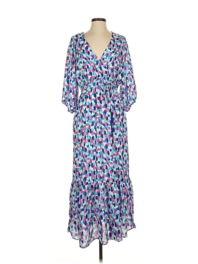 Pre-owned Tommy Bahama Casual Dress In Blue