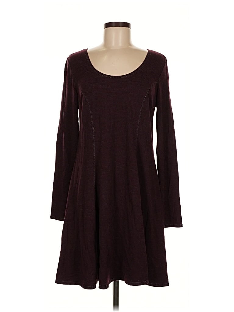 Pre-owned Max Studio Casual Dress In Burgundy