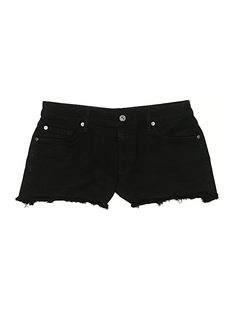 Pre-owned 7 For All Mankind Shorts In Black