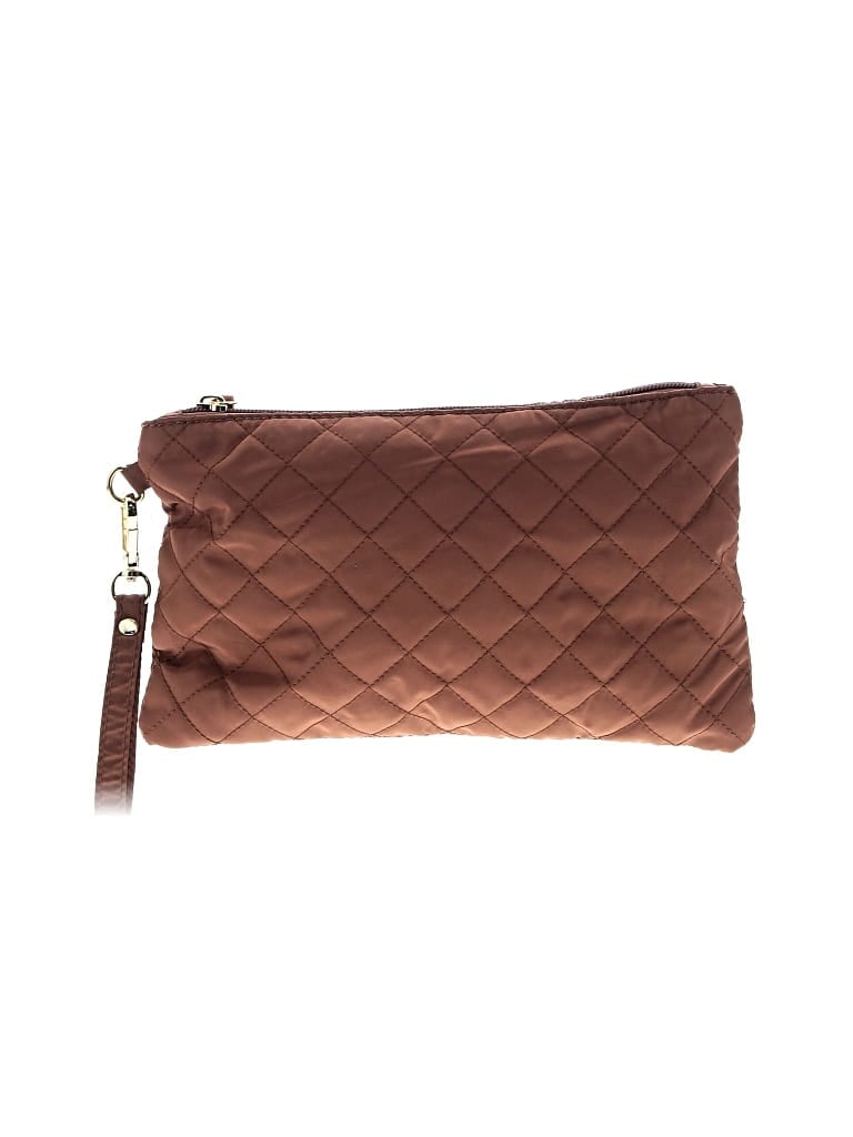 Pre-owned Unbranded Wristlet In Brown