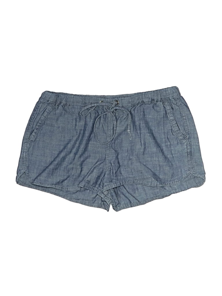 Pre-owned J.crew Factory Store Denim Shorts In Blue