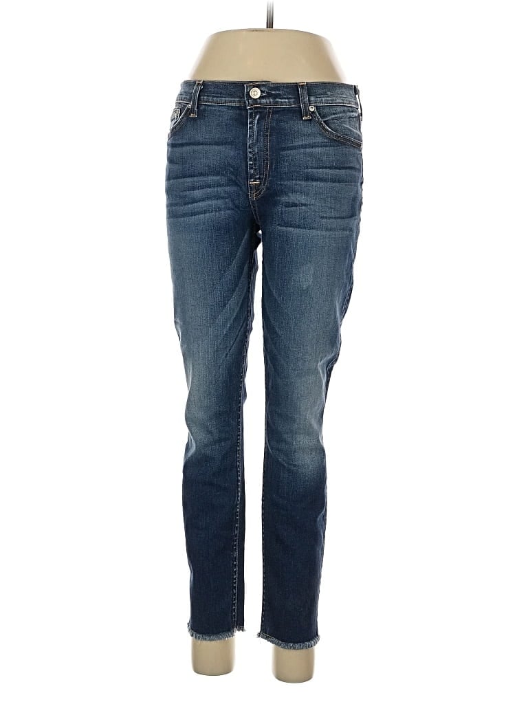 Pre-owned 7 For All Mankind Jeans In Blue
