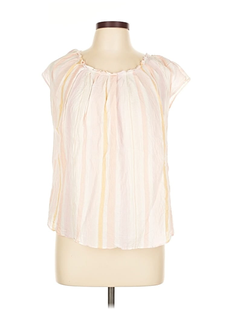 Pre-owned Lauren Conrad Sleeveless Blouse In White