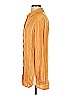 PrAna Stripes Orange Long Sleeve Blouse Size XS - photo 5