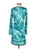 MICHAEL Michael Kors Print Teal Cocktail Dress Size S - photo 2