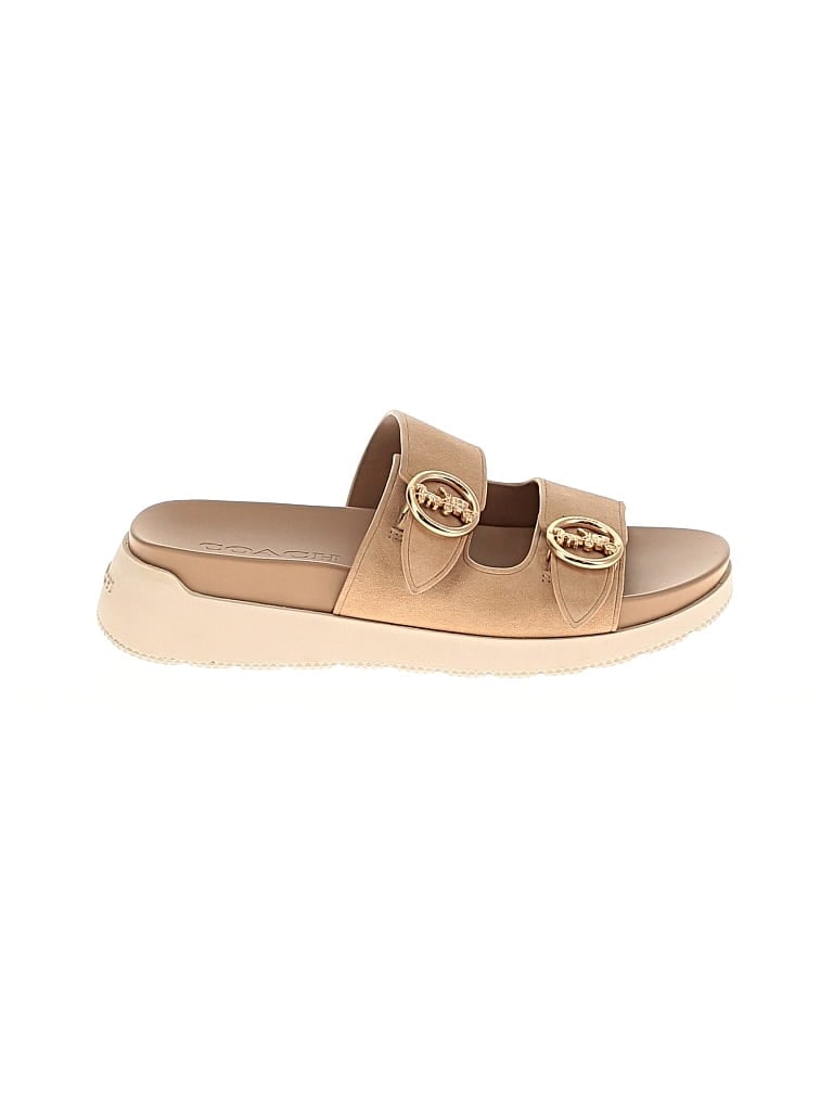 Pre-owned Coach Sandals In Brown