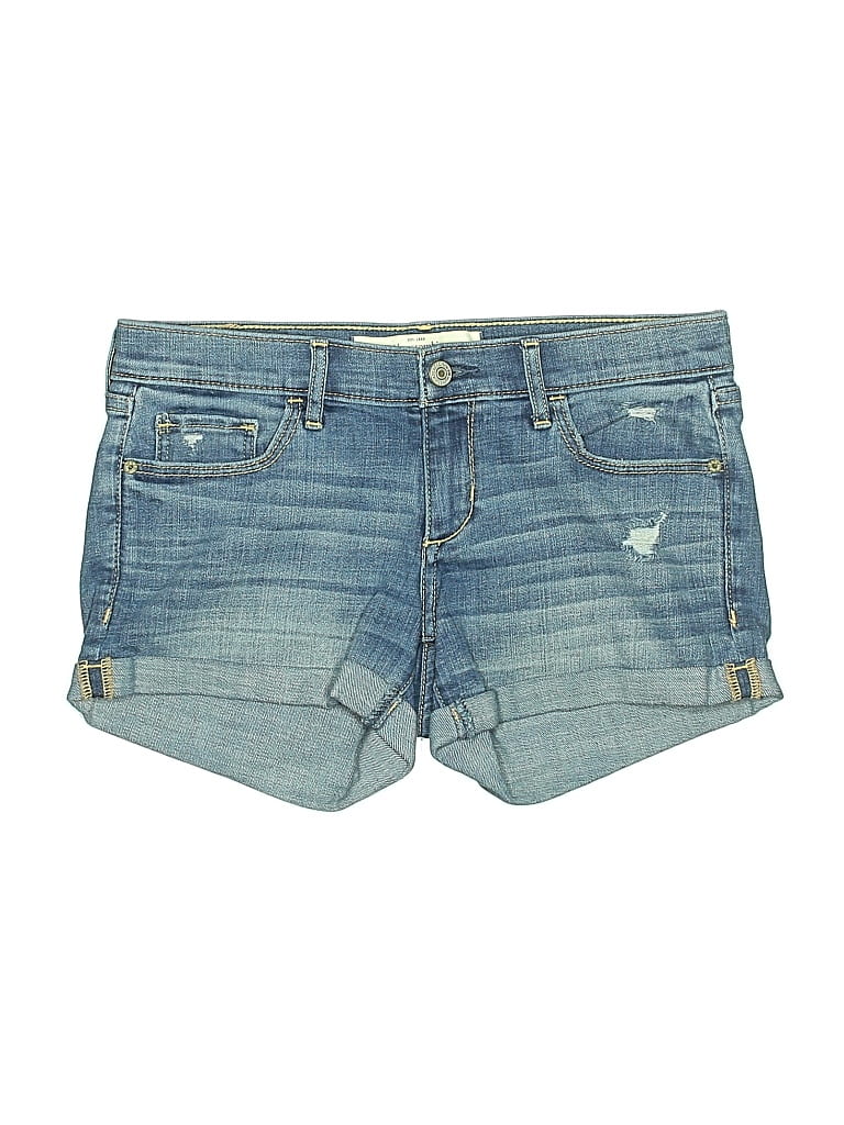 Pre-owned Abercrombie & Fitch Denim Shorts In Blue