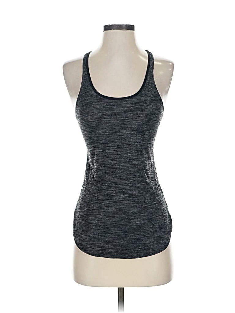 Pre-owned Lululemon Athletica Active Tank Top In Gray