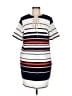 FRNCH Stripes White Casual Dress Size M - photo 1